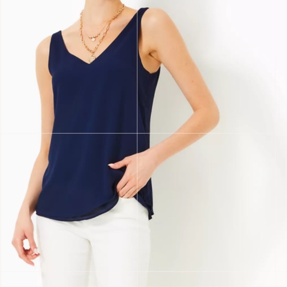 Lilly Pulitzer Cipriani Silk Top NWT - Picture 11 of 11